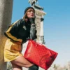 BOLSO TOTE CON MOTIVO DE BILLETES