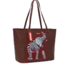 BOLSO TOTE DE COLABORACIÓN CON RON ENGLISH: ESTRIPE DE CEBRA Y ELEFANTE