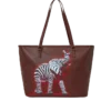 BOLSO TOTE DE COLABORACIÓN CON RON ENGLISH: ESTRIPE DE CEBRA Y ELEFANTE