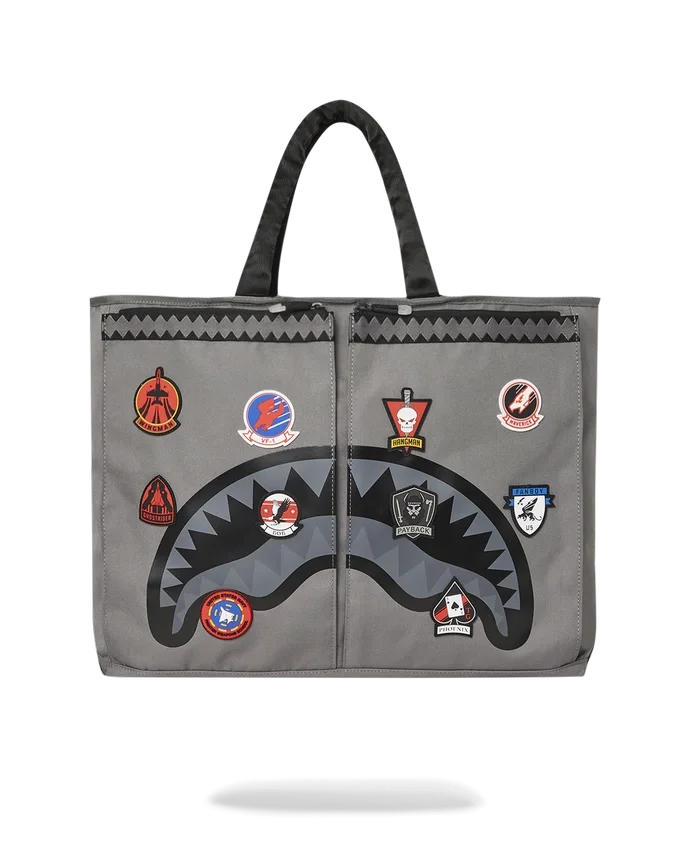 BOLSO TOTE DE PILOTO DE COLABORACIÓN OFICIAL CON TOP GUN FLIGHT CREW