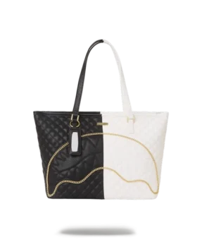 BOLSO TOTE DE TIBURÓN SPLIT CON ACOLCHADO DIVIDIDO «LEVELED UP»