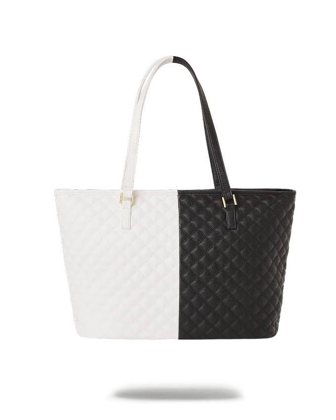 BOLSO TOTE DE TIBURÓN SPLIT CON ACOLCHADO DIVIDIDO «LEVELED UP»