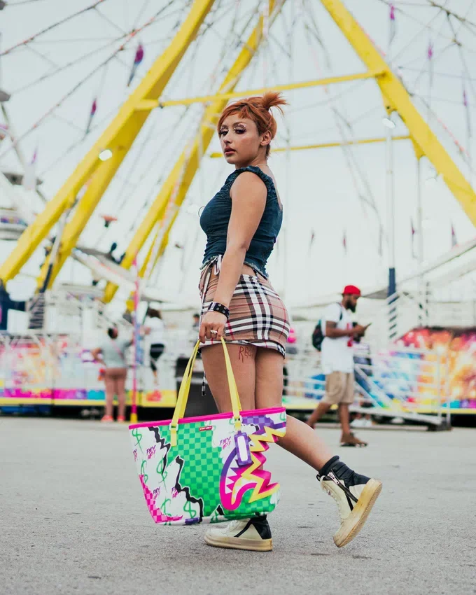 BOLSO TOTE DREAMY TECHNICOLOR