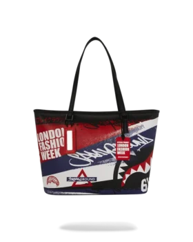BOLSO TOTE LISTA PARA LA PASARELA DE LA SEMANA DE LA MODA DE LONDRES