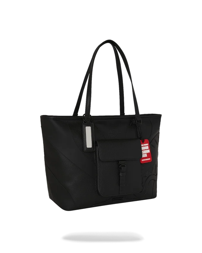 BOLSO TOTE LISTO PARA LA ALFOMBRA ROJA DE LA SEMANA DE LA MODA DE LONDRES