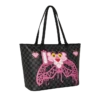 BOLSO TOTE «PANTERA ROSA Y TIBURÓN DIAMANTADO»