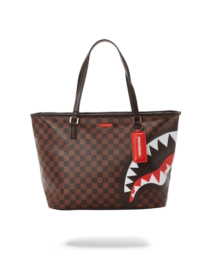 BOLSOS TOTE CON ESTAMPADO DE CUADROS Y CAMUFLAJE