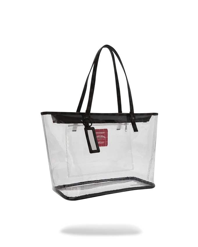 BOLSO TOTE «SHARKS IN PARIS» TOTALMENTE TRANSPARENTE