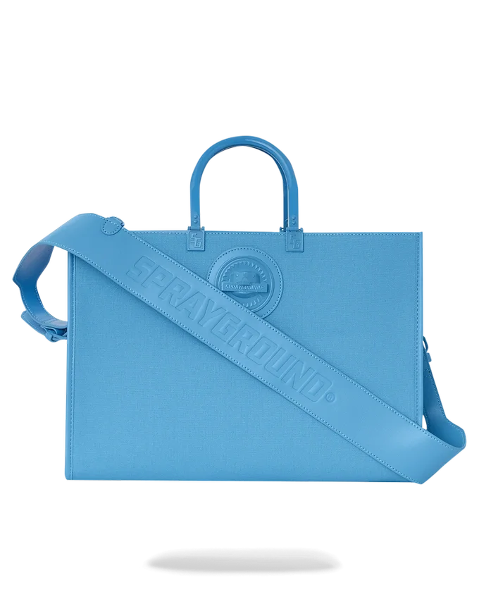 BOLSO TOTE TORTUGA AZUL TIBURÓN DE METAL PESADO