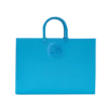 BOLSO TOTE TORTUGA AZUL TIBURÓN DE METAL PESADO