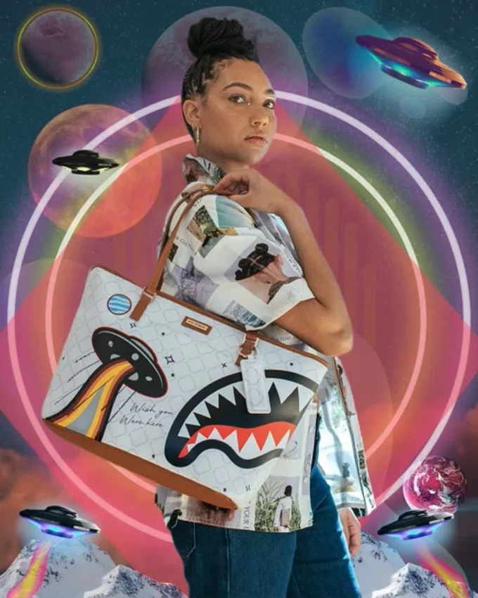 BOLSO TOTE UFO FLYING COLORS