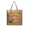 BOLSOS TOTE CON AUTORRETRATO ENMARCADO DE VAN GOGH