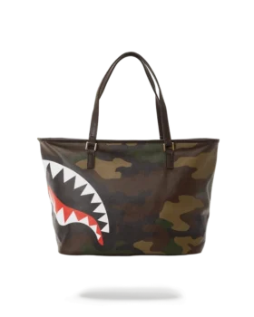 BOLSOS TOTE CON ESTAMPADO DE CUADROS Y CAMUFLAJE