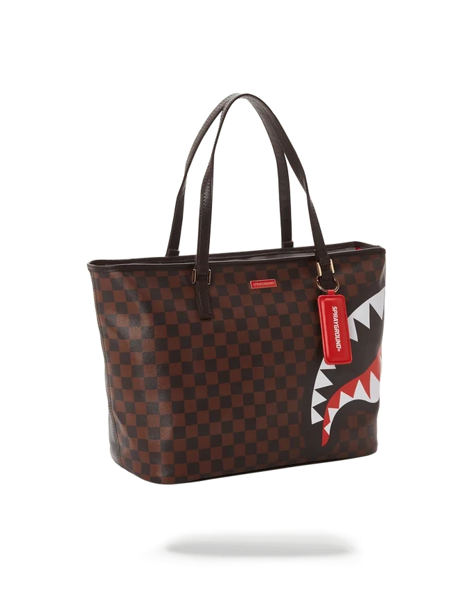 BOLSOS TOTE CON ESTAMPADO DE CUADROS Y CAMUFLAJE