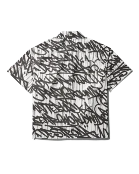 CAMISA DE MANGA CORTA CON BOTONES DELANTEROS GRAFFITI
