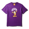CAMISETA CON DISEÑO DE GARFIELD «SHARKMOUTH» (PÚRPURA)