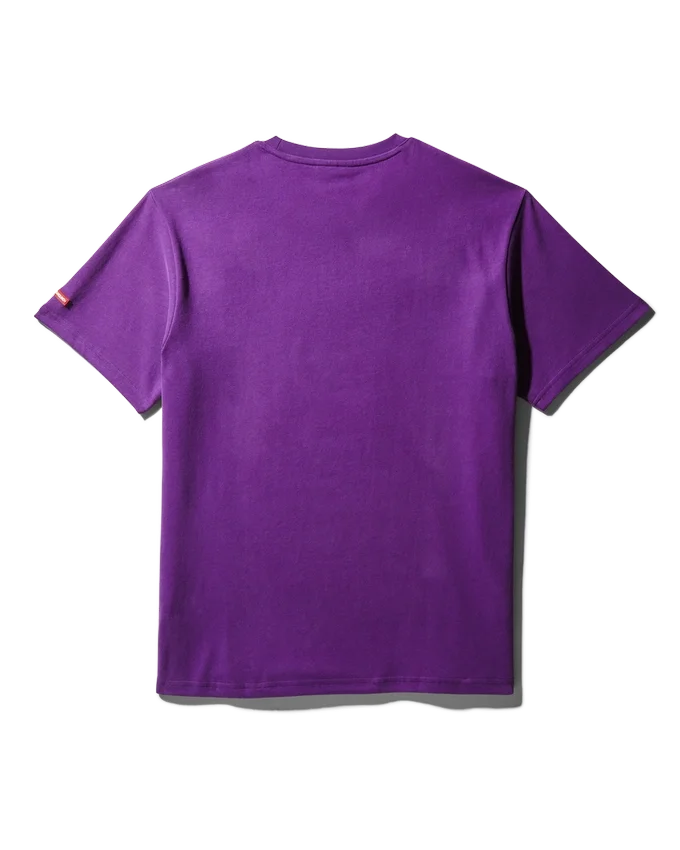 CAMISETA CON DISEÑO DE GARFIELD «SHARKMOUTH» (PÚRPURA)