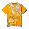 CAMISETA CON ESTAMPADO DE GARFIELD «CAT STRATCH» (NARANJA)