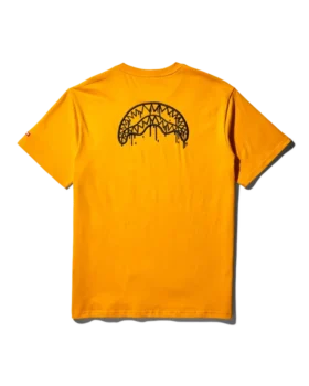CAMISETA CON ESTAMPADO DE GARFIELD «CAT STRATCH» (NARANJA)