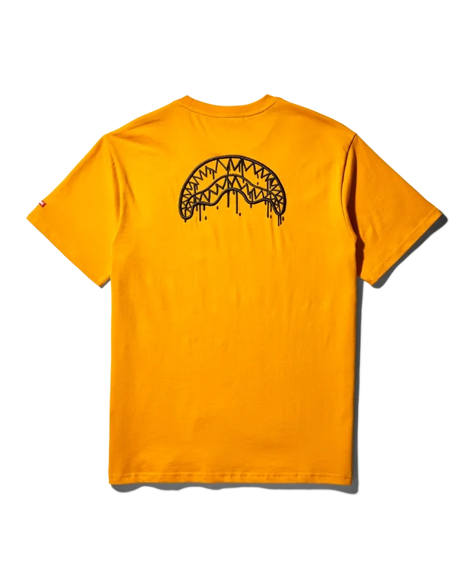 CAMISETA CON ESTAMPADO DE GARFIELD «CAT STRATCH» (NARANJA)