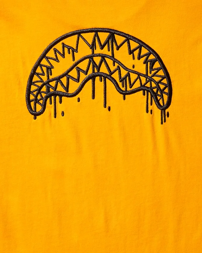 CAMISETA CON ESTAMPADO DE GARFIELD «CAT STRATCH» (NARANJA)