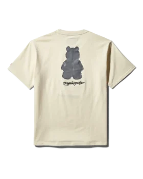 CAMISETA DE MANGA CORTA CON DISEÑO DE MONEY BEAR (ALBARICOQUE)