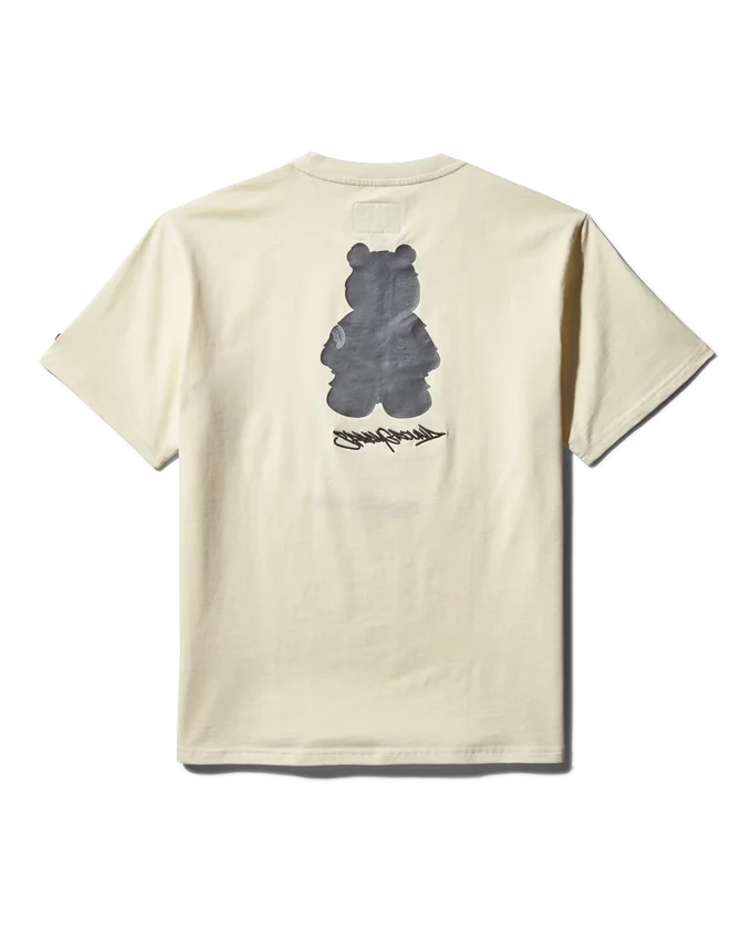 CAMISETA DE MANGA CORTA CON DISEÑO DE MONEY BEAR (ALBARICOQUE)