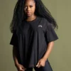 CAMISETA OVER SHARK (NEGRA)