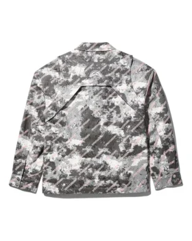 CHAQUETA CON DOBLE CANESÚ Y CIERRE DE BROCHES DELANTERO (GRIS)