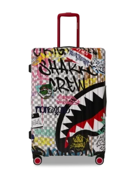 CREATE ANOTHER DAY: Equipaje de tamaño completo con carcasa rígida de Sharknauts