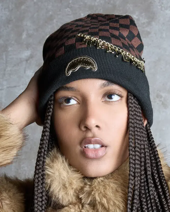 GORRO GOLD CHAIN CHECK