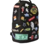 LA MOCHILA CON 32 PARCHES DESMONTABLES DE VELCRO