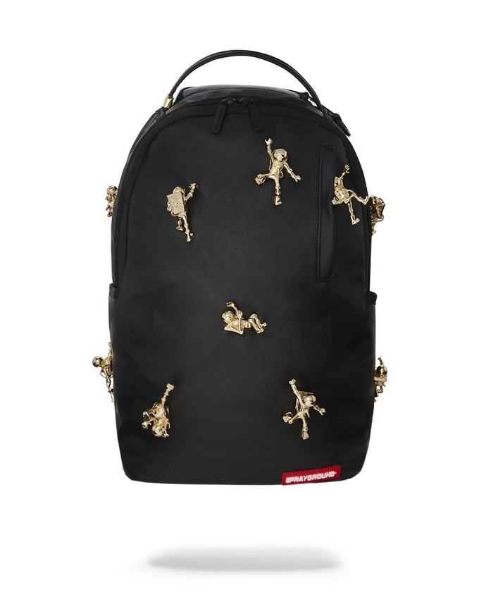 LAS MOCHILAS «LOST IN SPACE» (10 ASTRONAUTAS DE METAL DORADO EN 3D)