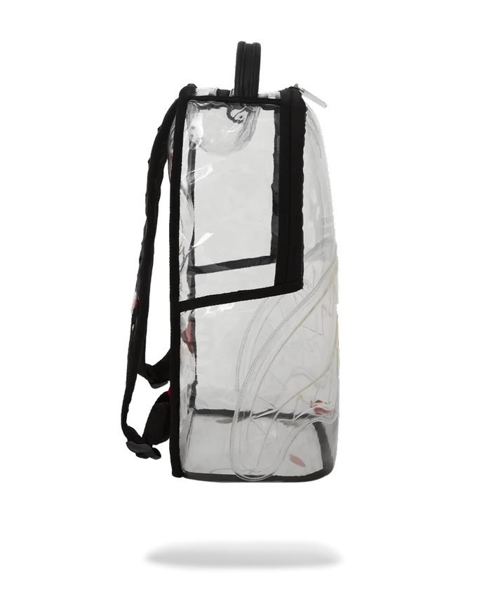 Mochila 100 % transparente - Shark Central