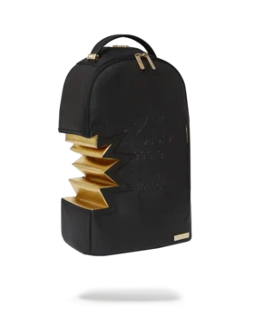 Mochila A.i.3 Shark Bite NEGRO Y DORADO (DLXV)