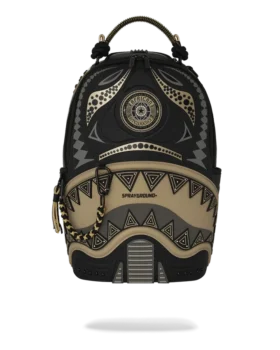 Mochila A.I. AFRICAN INTELLIGENCE SHARKS OF THE GOLD OCEAN - COLABORACIÓN CON SANDFLOWER