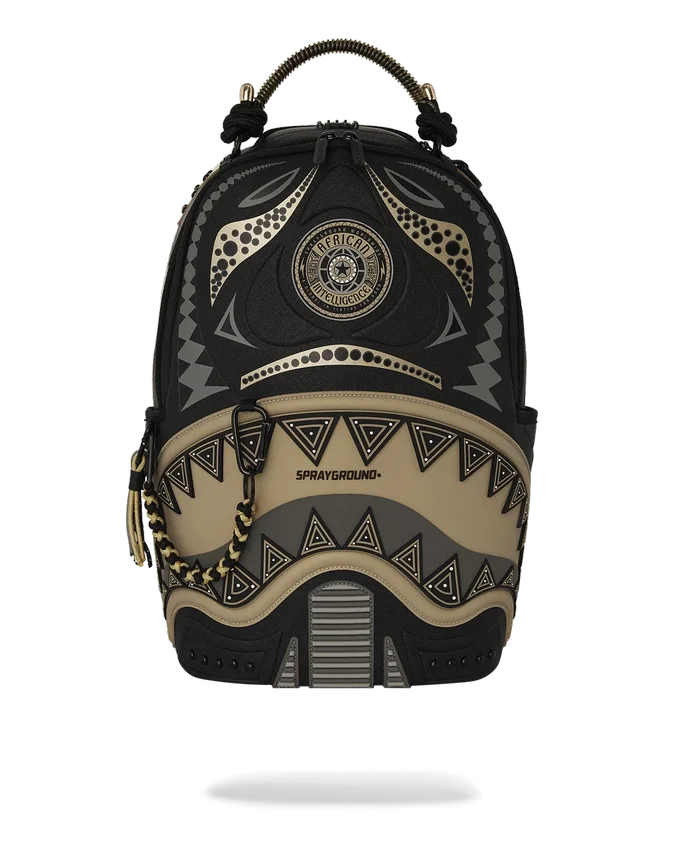 Mochila A.I. AFRICAN INTELLIGENCE SHARKS OF THE GOLD OCEAN - COLABORACIÓN CON SANDFLOWER