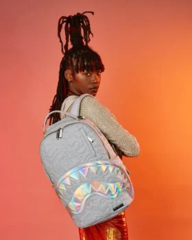 Mochila acolchada iridiscente MIRASHAKU