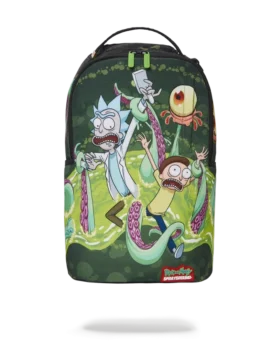 Mochila «BOCA DE TIBURÓN CON PORTAL» DE RICK & MORTY (DLXR)
