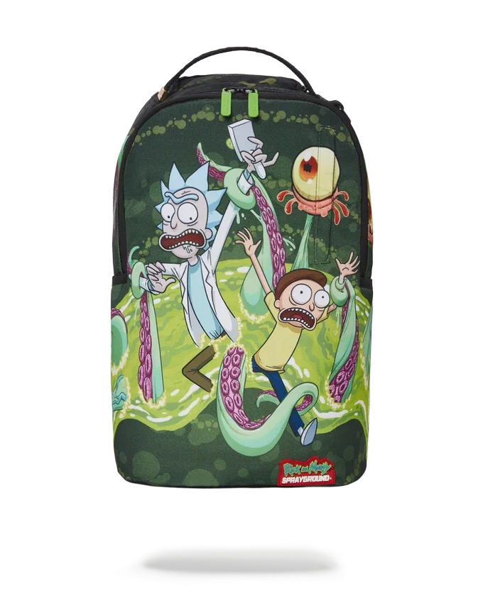 Mochila «BOCA DE TIBURÓN CON PORTAL» DE RICK & MORTY (DLXR)