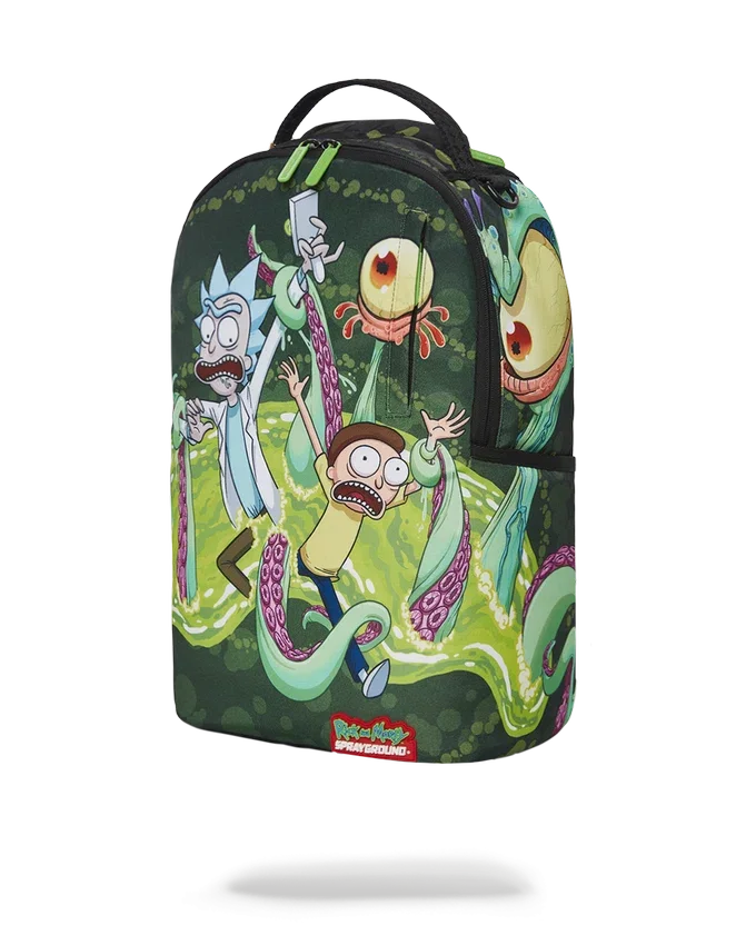 Mochila «BOCA DE TIBURÓN CON PORTAL» DE RICK & MORTY (DLXR)