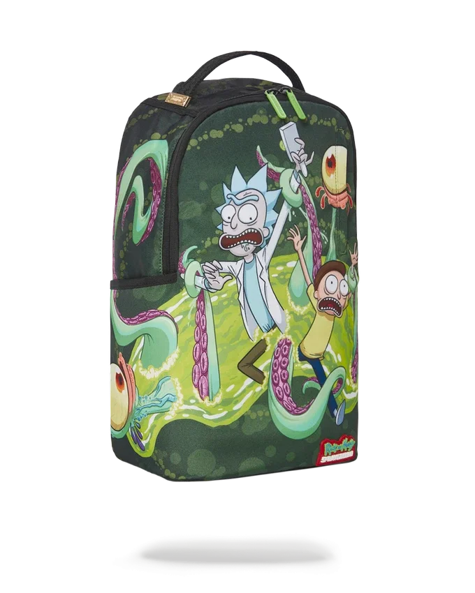 Mochila «BOCA DE TIBURÓN CON PORTAL» DE RICK & MORTY (DLXR)