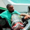 Mochila Camo Drip Sharks en París (DLXV)