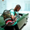 Mochila Camo Drip Sharks en París (DLXV)