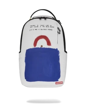 Mochila con arte de Keith Haring «Big Blue Purse»