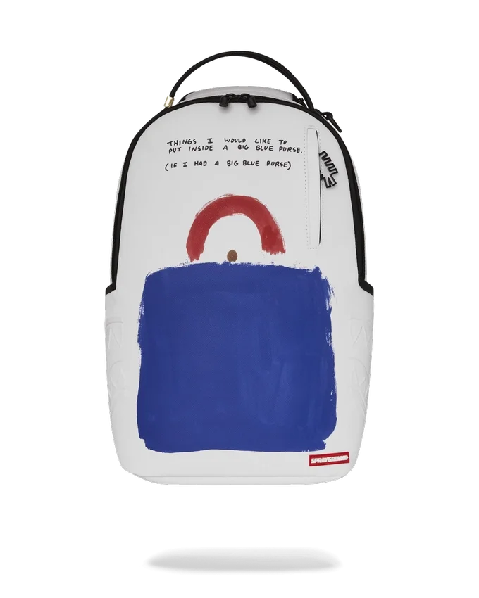 Mochila con arte de Keith Haring «Big Blue Purse»