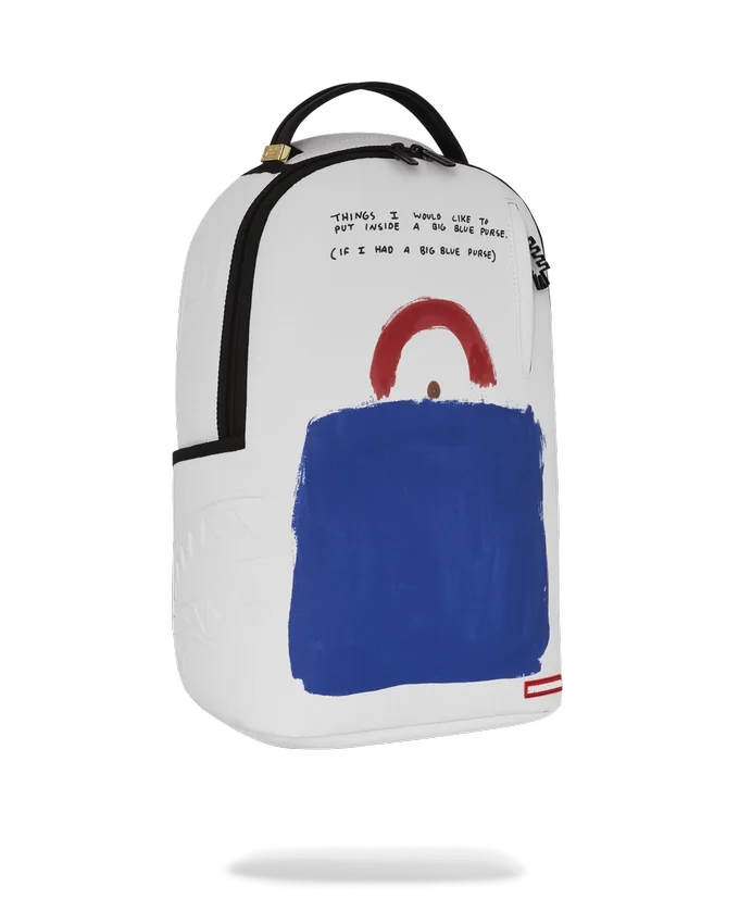 Mochila con arte de Keith Haring «Big Blue Purse»