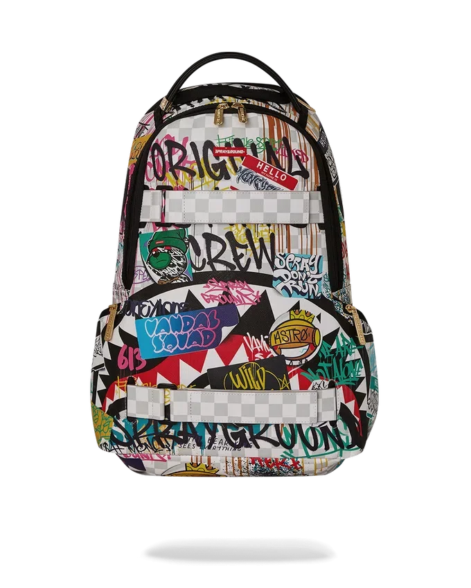 Mochila con correa para skateboard «CREATE ANOTHER DAY»