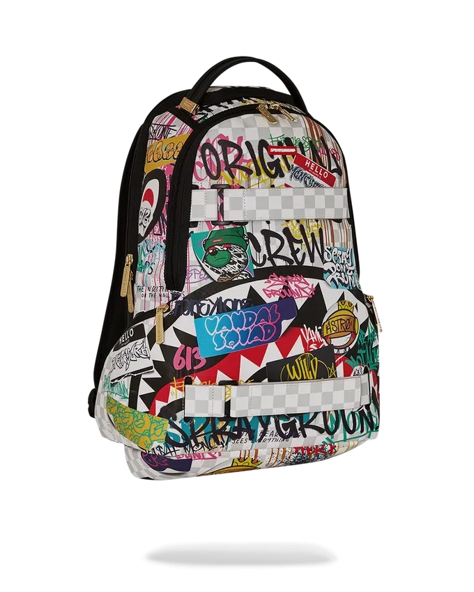 Mochila con correa para skateboard «CREATE ANOTHER DAY»