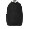 Mochila con corte y cosido tejida a mano